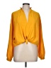 Tome Yellow Long Sleeve Blouse Size L - photo 1