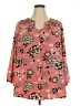 Dana Buchman 100% Polyester Pink 3/4 Sleeve Blouse Size 3X - photo 1