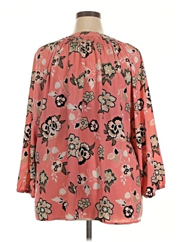 Dana Buchman 3/4 Sleeve Blouse (view 2)