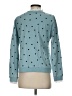 Boden 100% Cotton Polka Dots Teal Sweatshirt Size S - photo 2