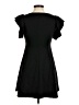 Gloria Solid Black Casual Dress Size M - photo 2