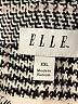 Elle Checkered-gingham Gray Blazer Size XXL - photo 6