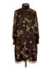 Amanda Uprichard 100% Polyester Print Brown Casual Dress Size S - photo 1