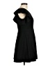 Gloria Solid Black Casual Dress Size M - photo 4