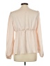 Unbranded 100% Polyester Tan Long Sleeve Blouse Size L - photo 2