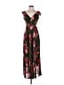 Guess 100% Polyester Floral Black Cocktail Dress Size 0 - photo 1