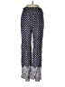 Sim & Sam Print Blue Casual Pants Size L - photo 1
