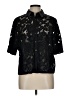 Chico's Black 3/4 Sleeve Button-Down Shirt Size L - photo 1