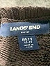 Lands' End 100% Cotton Chevron-herringbone Brown Pullover Sweater Size M (tall) - photo 4