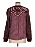 Miss Me Tweed Burgundy Pullover Sweater Size M - photo 2