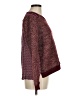 Miss Me Tweed Burgundy Pullover Sweater Size M - photo 4