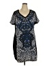 City Chic Blue Casual Dress Size 20 Plus (L) - photo 1