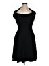Norma Kamali Solid Black Cocktail Dress Size 16 - photo 1