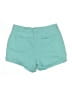 Lane Bryant Solid Teal Shorts Size 16 - photo 2