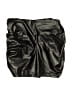 Shein Metallic Black Faux Leather Shorts Size 4 - photo 2