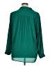 Ann Taylor 100% Polyester Green Long Sleeve Blouse Size XL - photo 2