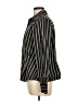 Foxcroft Stripes Black Long Sleeve Blouse Size 12 - photo 5