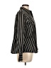 Foxcroft Stripes Black Long Sleeve Blouse Size 12 - photo 4