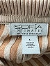 Sofia Intimates by Sofia Vergara Stripes Ivory Casual Pants Size L - photo 7