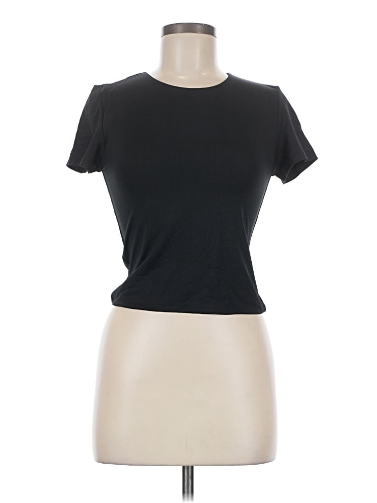 Pre-owned 90 Degree By Reflex Short Sleeve T-shirt In Black
