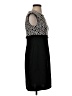 Connected Apparel Graphic Black Cocktail Dress Size 4 (petite) - photo 4