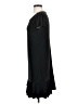 Nicole Miller Solid Black Casual Dress Size S - photo 5
