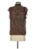 1.State 100% Polyester Brown Sleeveless T-Shirt Size S - photo 1