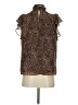 1.State 100% Polyester Brown Sleeveless T-Shirt Size S - photo 2