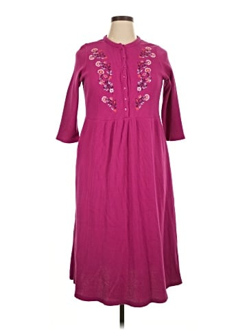 Woman Within Casual Dress (view 1)