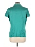 Worthington 100% Polyester Teal Short Sleeve Blouse Size L - photo 2
