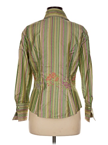 Carlisle Long Sleeve Silk Top (view 2)