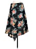 Walter Baker 100% Polyester Floral Black Casual Skirt Size 4 - photo 2
