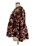 Hailey & Co. 100% Polyester Floral Brown Long Sleeve Blouse Size 2X - photo 5