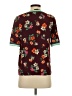 Maje Burgundy Short Sleeve Top Size Sm (1) - photo 2