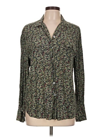 Evan Picone Long Sleeve Silk Top (view 1)