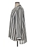 Spense 100% Polyester Stripes Silver 3/4 Sleeve Blouse Size XL - photo 5