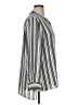 Spense 100% Polyester Stripes Silver 3/4 Sleeve Blouse Size XL - photo 4