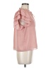 1.State 100% Polyester Pink Short Sleeve Blouse Size M - photo 4