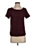 Ann Taylor LOFT Burgundy Short Sleeve Top Size XS - photo 1