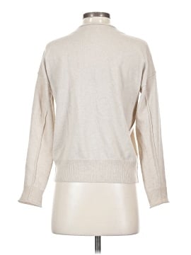 Madewell (Re)sourced Cashmere Carlyn V-Neck Cardigan Sweater (view 2)