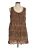 Johnny Was Brown Sleeveless Blouse Size M - photo 1