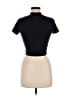 Bozzolo Black Short Sleeve Turtleneck Size M - photo 2