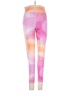 Adore Me Print Pink Yoga Pants Size S - photo 1