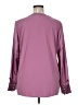 Ann Taylor 100% Polyester Purple Long Sleeve Blouse Size XL - photo 2
