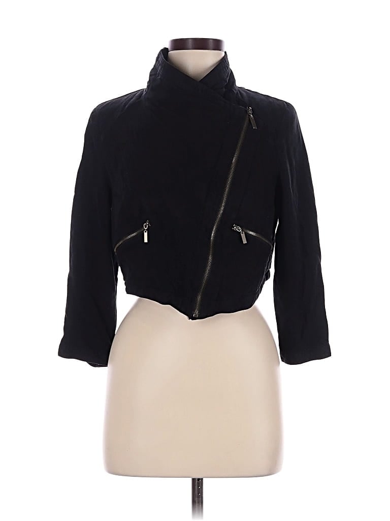 Pre-owned Inc International Concepts Jacket In Black