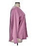 Ann Taylor 100% Polyester Purple Long Sleeve Blouse Size XL - photo 4