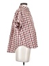 Madewell Checkered-gingham Red Short Sleeve Blouse Size S - photo 4