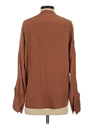Vince. 3/4 Sleeve Silk Top (view 2)
