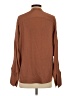 Vince. 100% Silk Brown 3/4 Sleeve Silk Top Size S - photo 2