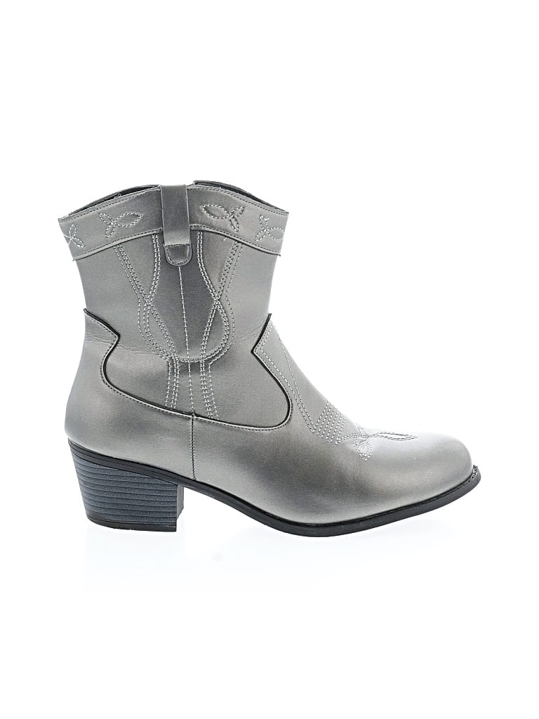 Pre-owned Rampage Ankle Boots In Gray